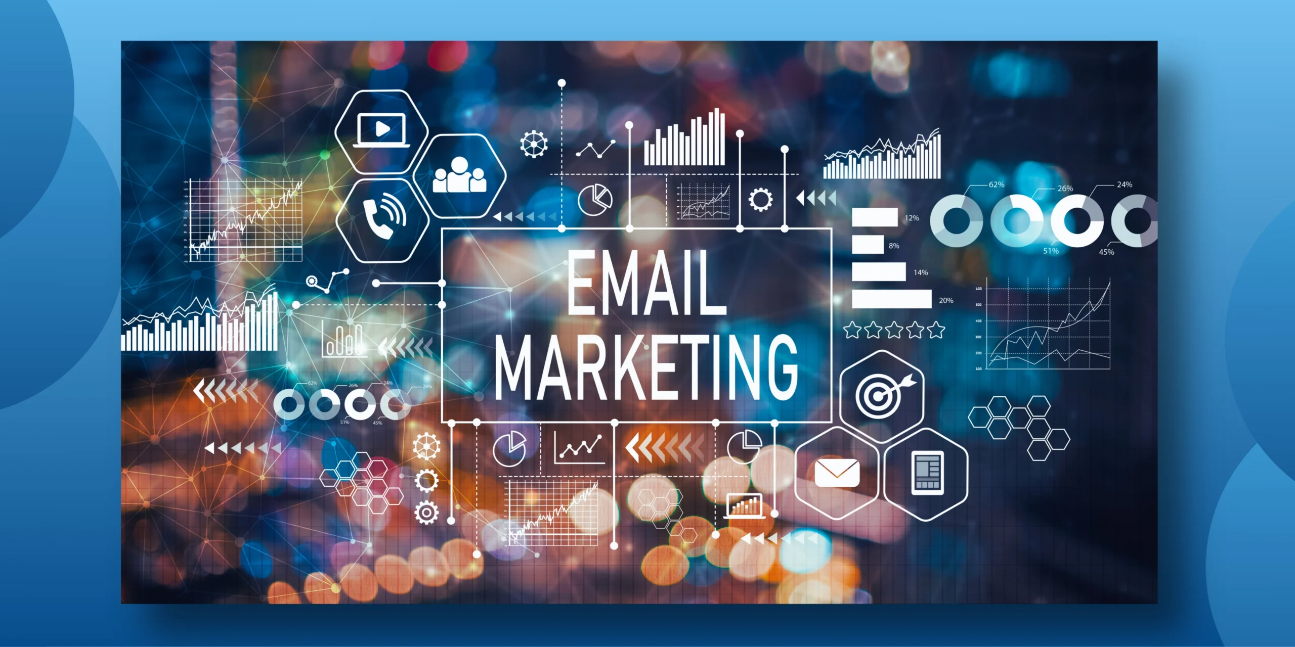 Illustration of email marketing integration in digital marketing strategy by Scoopit