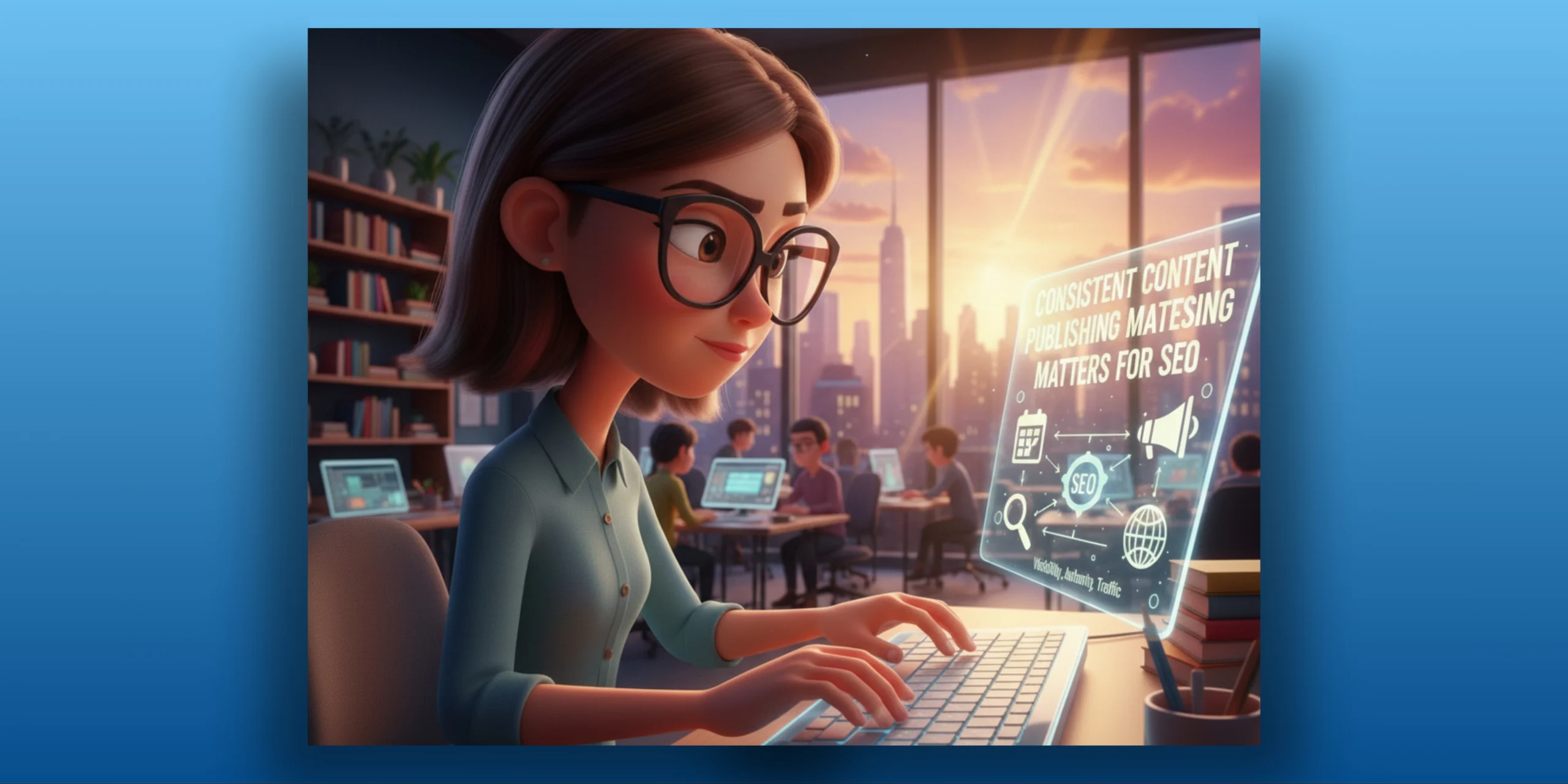 consistent content publishing