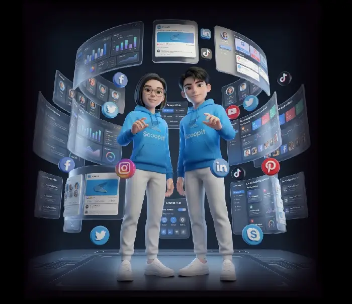 Social media marketing services using data analytics and social media platforms to improve brand engagement.